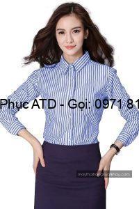Dồng phục công sở áo sơ mi nữ 21